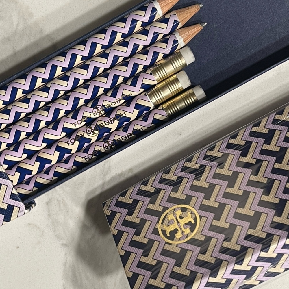 Tory Burch made in Italy new case of six pencils limited edition